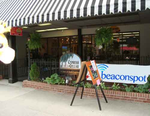 restaurant with a Beaconspot sign